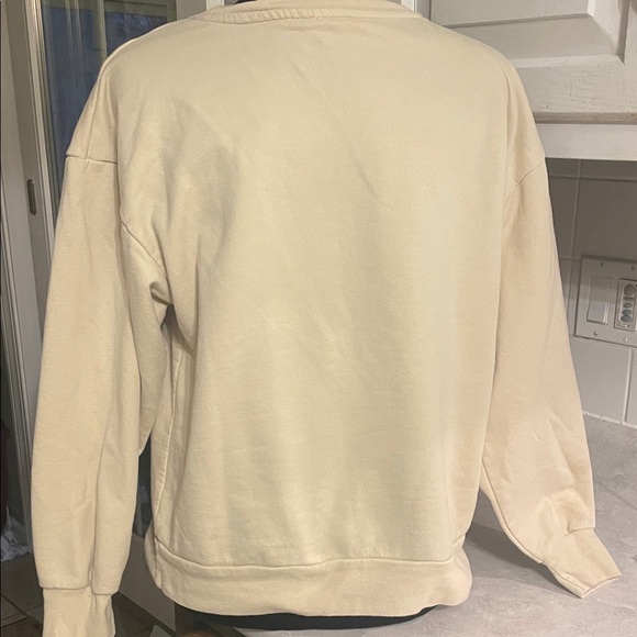 Woodstock Floral Peace Sign Graphic Sweatshirt - Picture 2 of 12